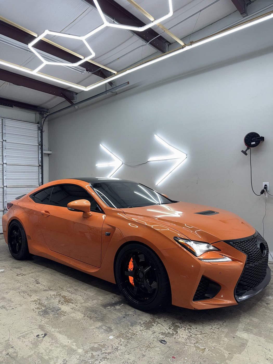 Lexus RC in orange